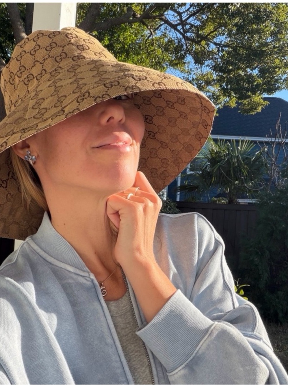 •Beautiful Trend Hat
• Beauty Hat Y
Tan Monogram Sun Hat M🤎 - Picture 2 of 4